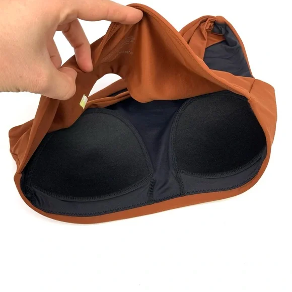 SUMMERSALT The Sidestroke Top & The Ruched High Leg High Rise Bottom Amber 4 - Picture 5 of 11